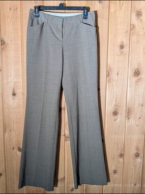 Express Wide-Leg Dress Pants in Taupe